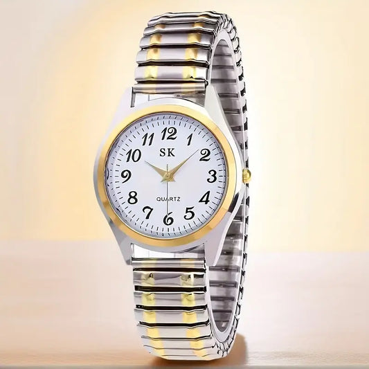 2pcs Couple watch Fashion Romantic Casual Vintage Luxury Quartz Watch Set Eid al Adha Mother's Day Holiday Gifts Birthday Gifts for Women for Her The Best Choice for Gifts